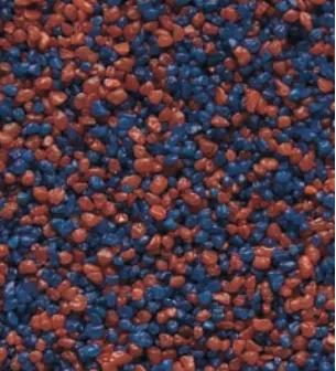 4466 QUARZO modročervená  soklová omietka 15 kg, 1-1,6mm (4,5m2)